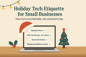 Holiday Tech Etiquette For Small Businesses (Or: How Not To Accidentally Ruin Someone&rsquo;s Day)