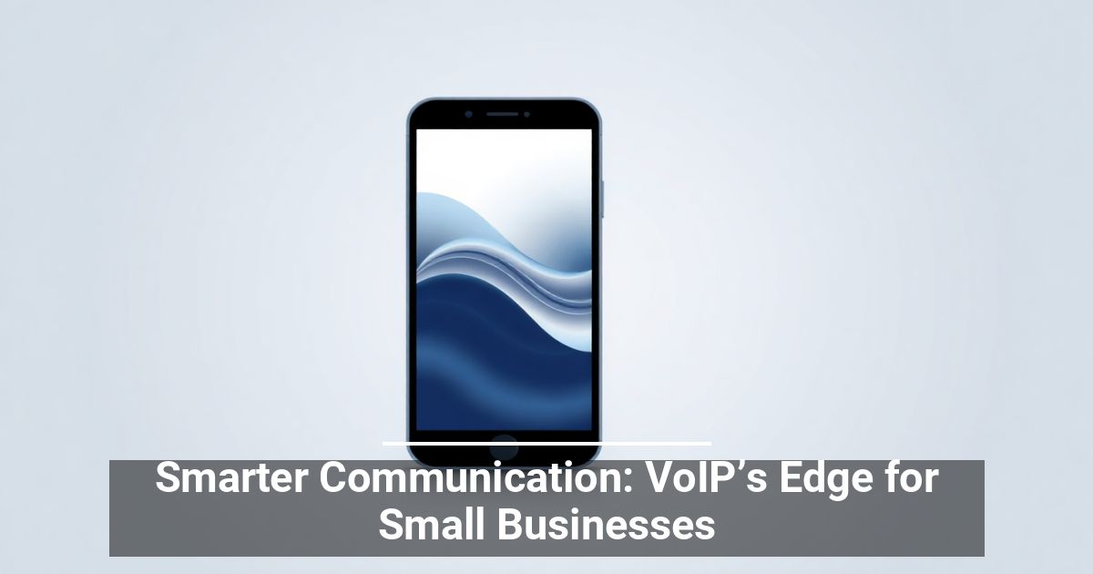 Smarter Communication: VoIP&rsquo;s Edge for Small Businesses