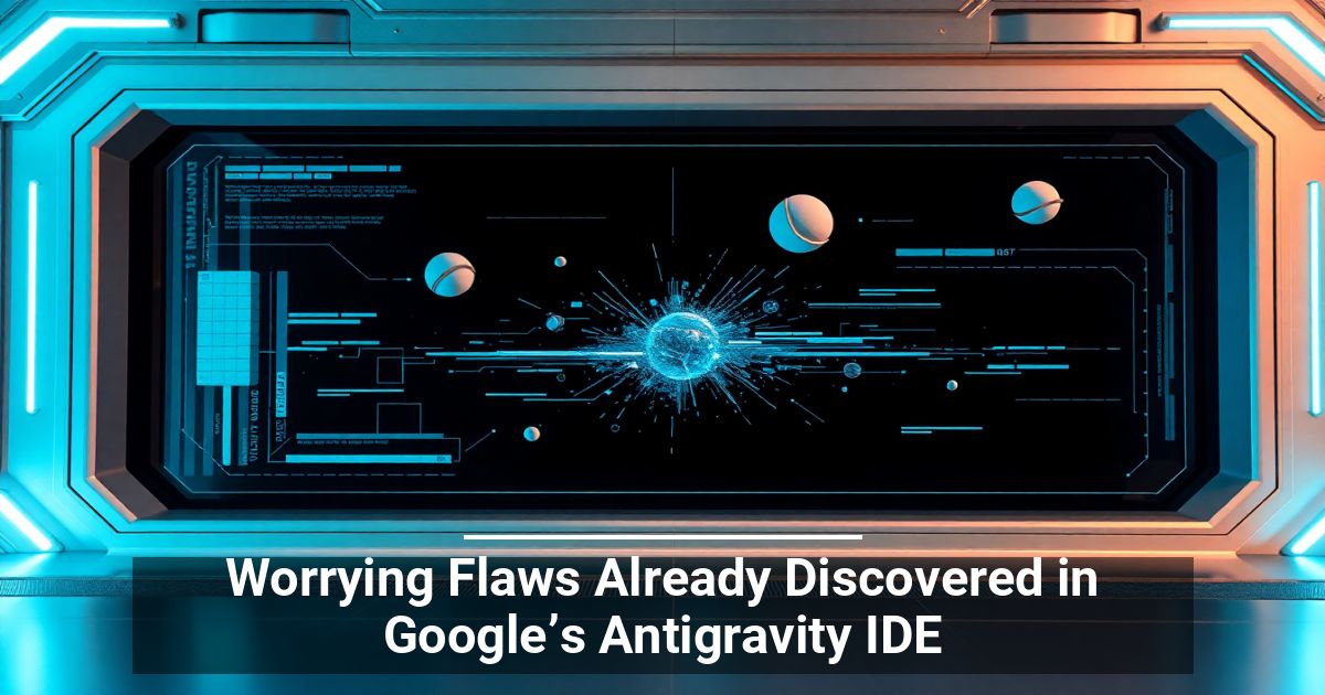 Worrying Flaws Already Discovered in Google&rsquo;s Antigravity IDE